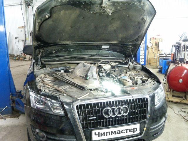 Удаление сажевого фильтра Audi Q5 Удаление сажевого фильтра Audi Q5