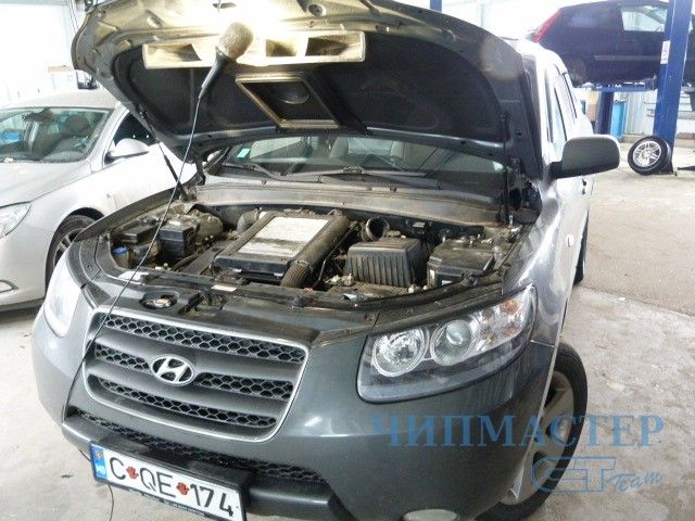 Удалить сажевый фильтр Хендай Санта Фе, Hyundai Santa Fe